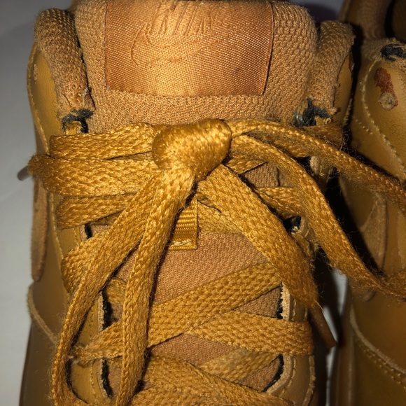 Nike Af1 Shoes Low Boys  Size4.5Y  All Light Brown Af1 Upc00193153721745 - Picture 6 of 12
